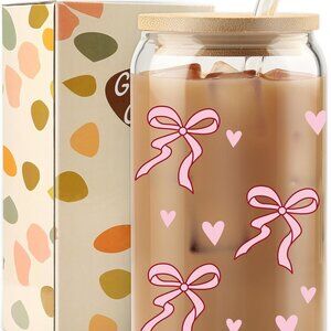 Pink Hearts & Bows Tumbler